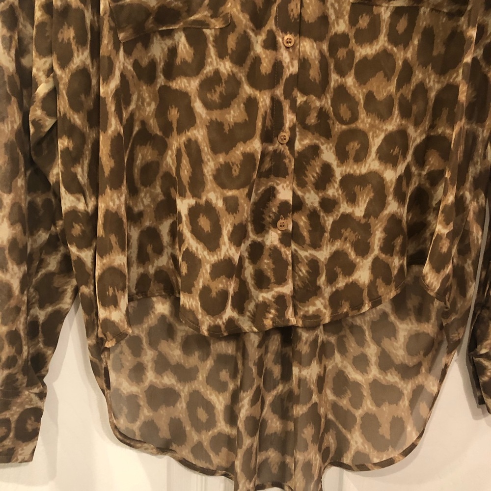 Free People Button up V-Neck Blouse - Picture 3 of 7